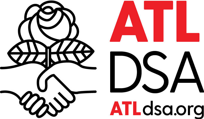 Image of Atlanta DSA logo and website URL: atldsa.org